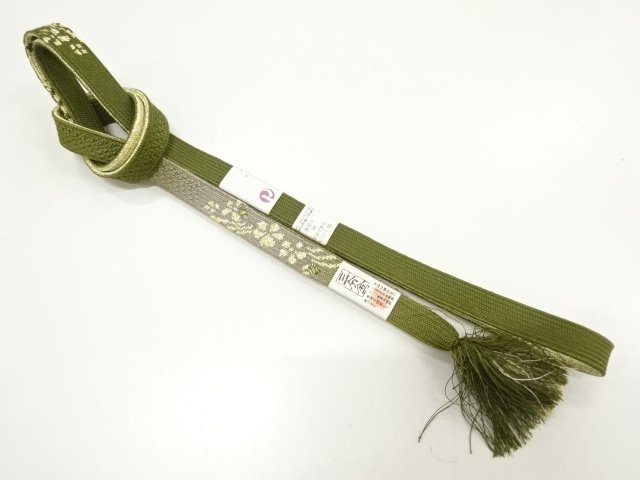 JAPANESE KIMONO / UNUSED HAND-TIED OBIJIME